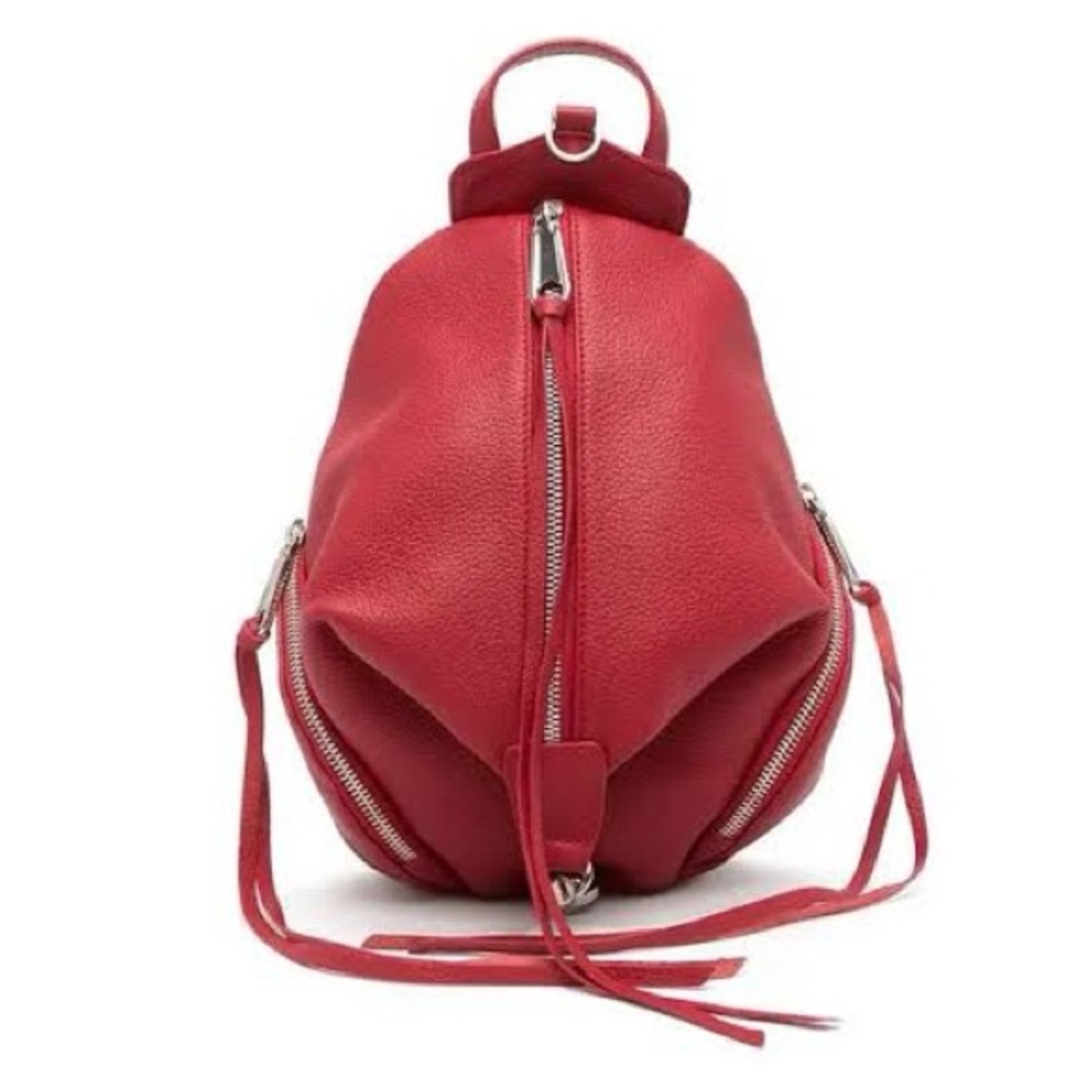Rebecca Minkoff Burgundy Mini Julian Backpack